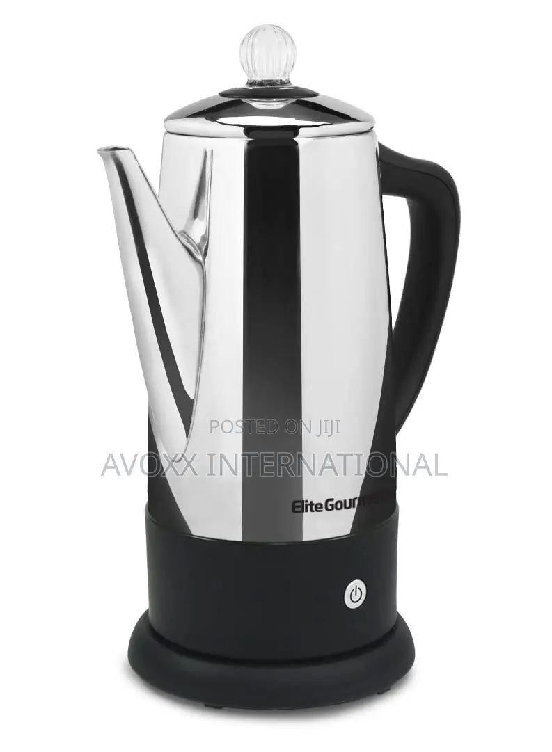 Elite Gourmet 12 Cup Stainless Steel Percolator EC812
