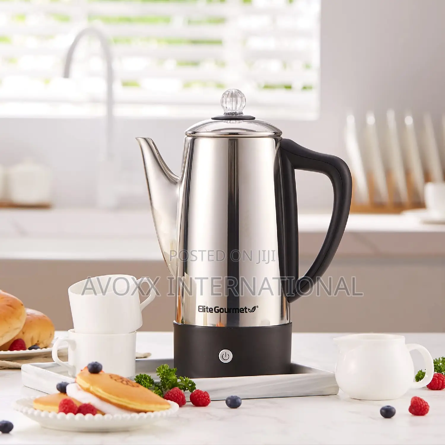 Elite Gourmet 12 Cup Stainless Steel Percolator EC812