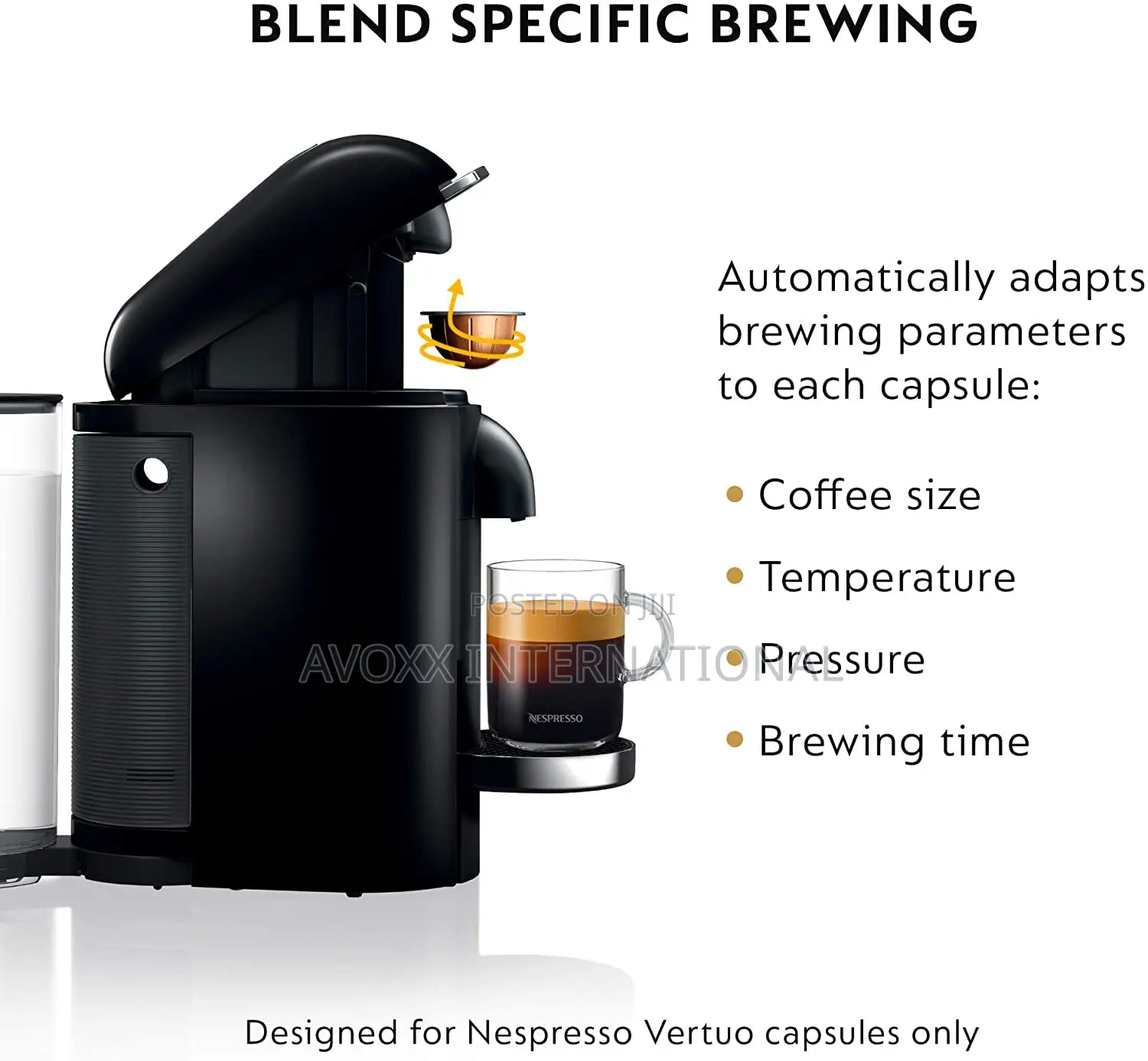 Breville Vertuoplus Deluxe Coffee 'N Espresso Machine/Bnv420