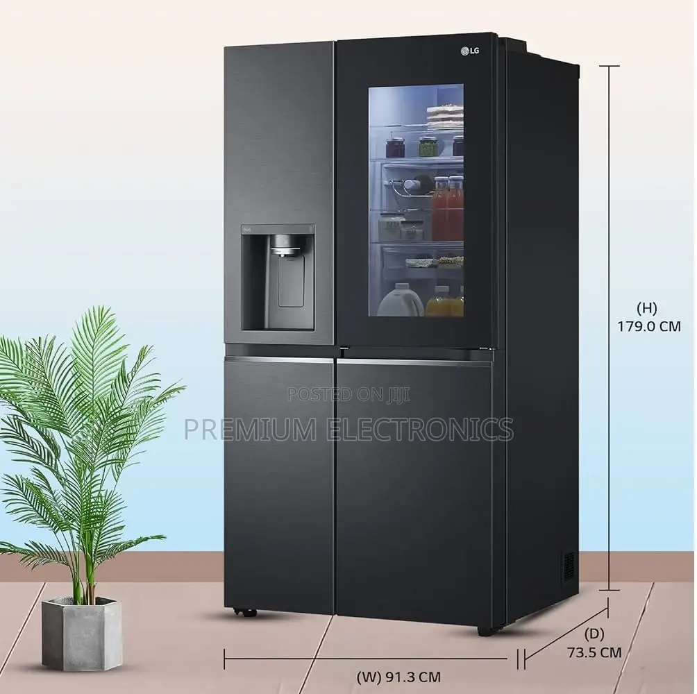 Lg 668l 4-Star Side-by-Side Fridge / Instaview | Gc-X257csew