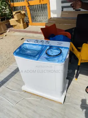 Well Design Nasco 8kg Twin Tub Washing Machine + Spin/Dry.