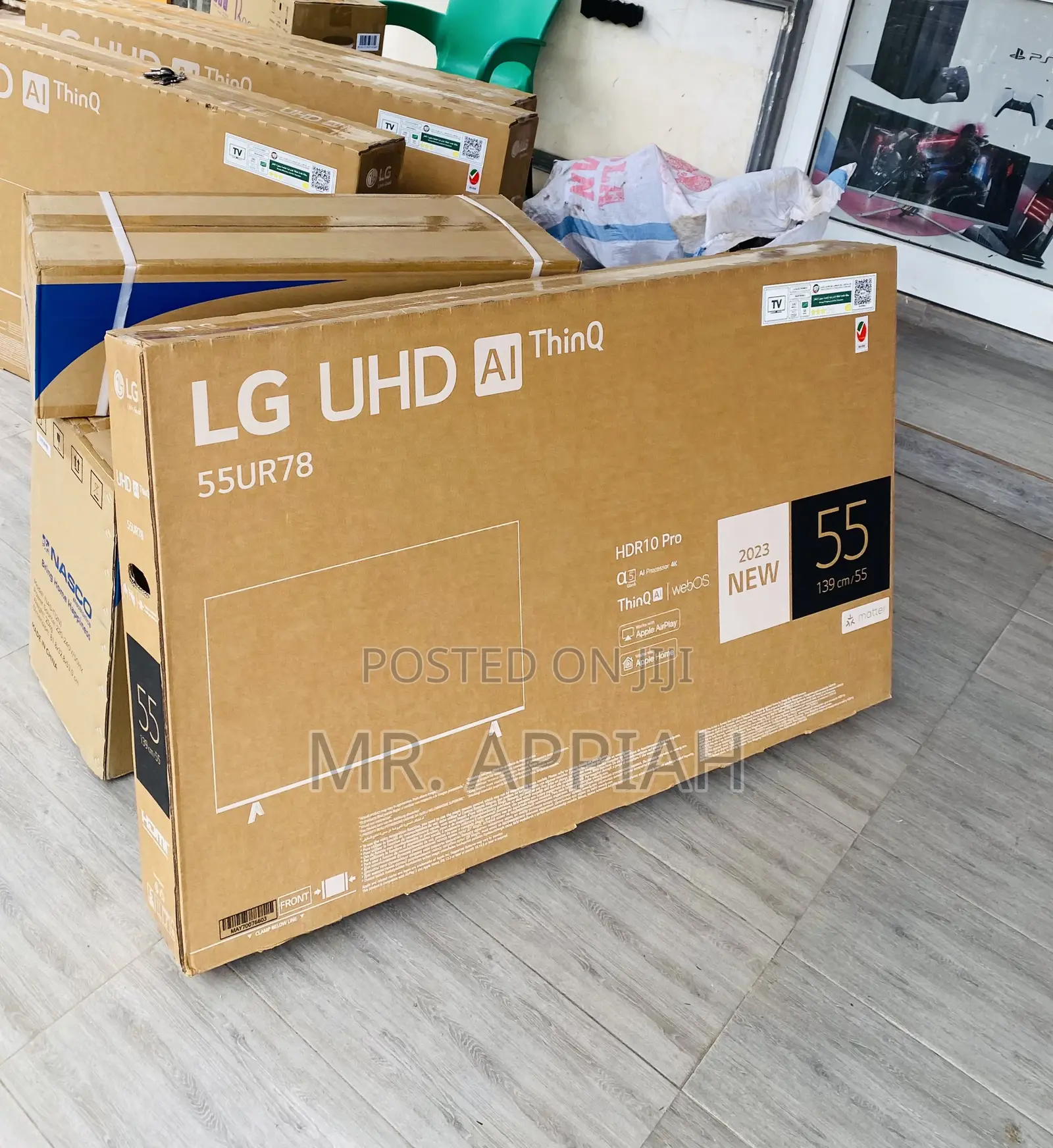 Classic Design(55ur78)Lg 55” Smart Uhr Electric Tv,Black