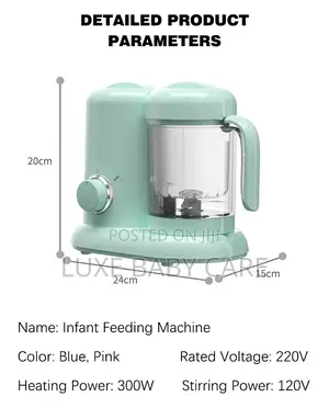Baby Food Maker, Can Steam, Blend and Warm Meals Machine.