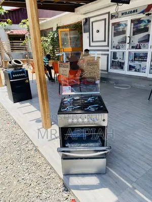 Brand New 50x50 4 Gas Burner With Glass Lid(Oven and Grill)