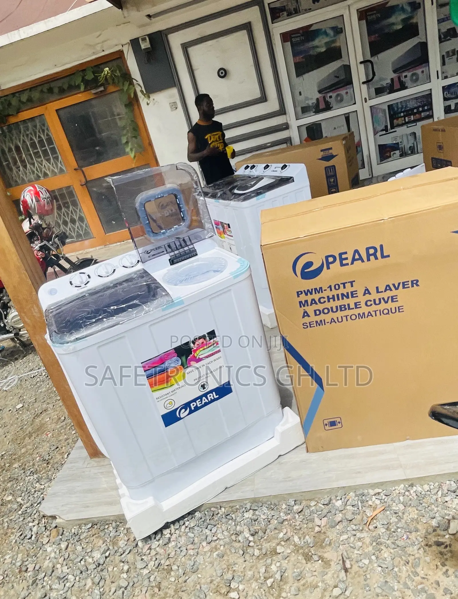 10kg Topload Twintub Pearl Semiautomatic Washingmachine
