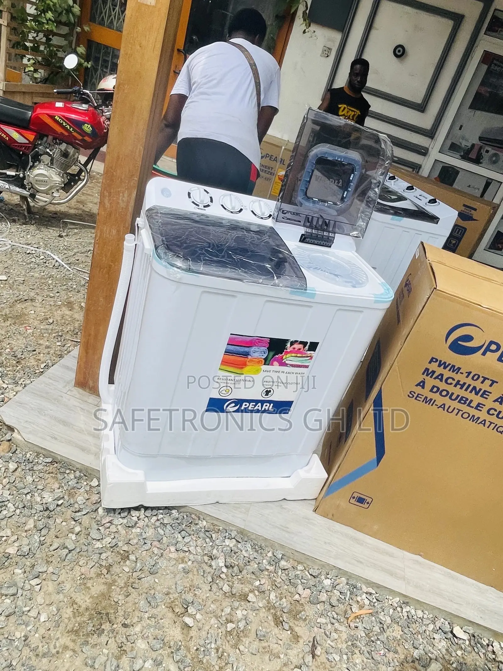 Pearl Topload Semiautomatic 10kg Twintub Washingmachine