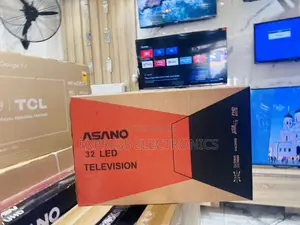Glossy Slim Sleek Black Asano 32” FHD Satellite Smart