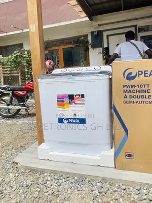 White Topload Pearl 10kg Semiautomatic Washingmachine