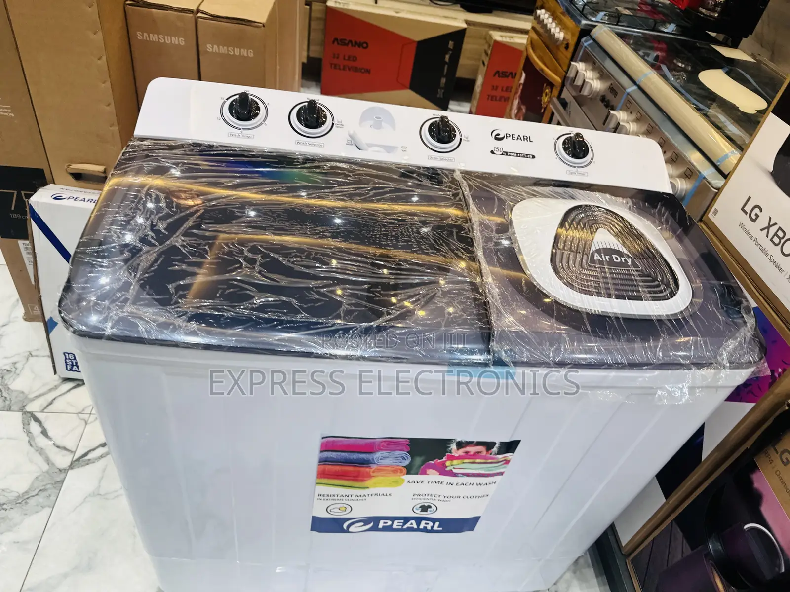 15kg Topload Washing Machine Pearl Air Dry