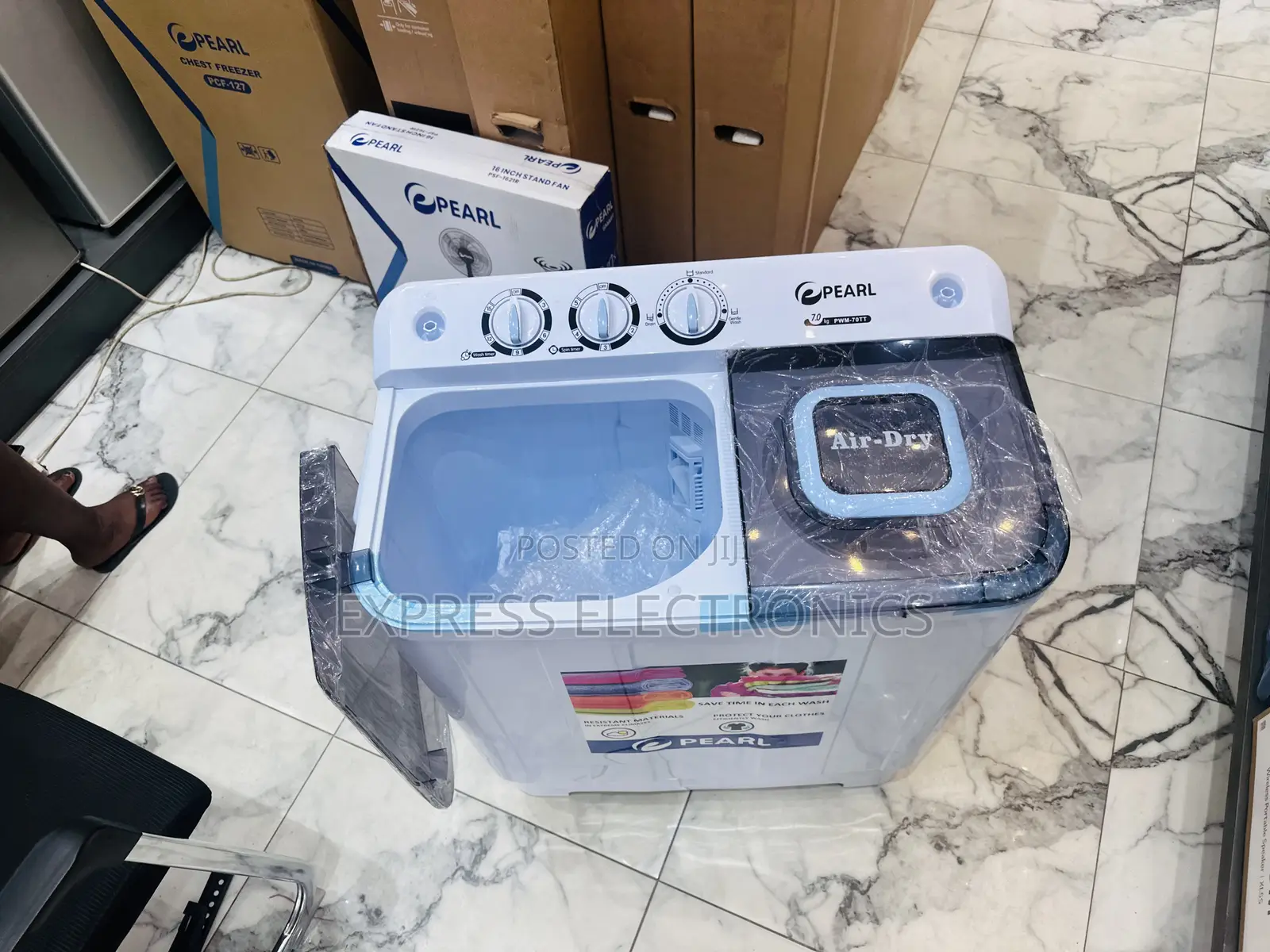 Lint Filler Washer Topload Twintub Pearl 7kg Pearl