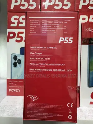 New Itel P55 128 GB Black