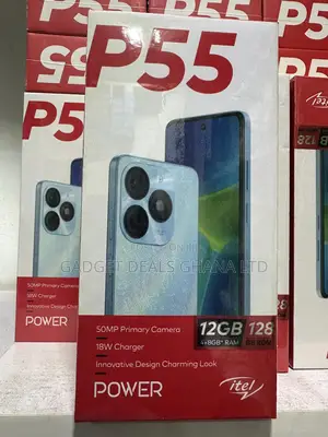 New Itel P55 128 GB Black