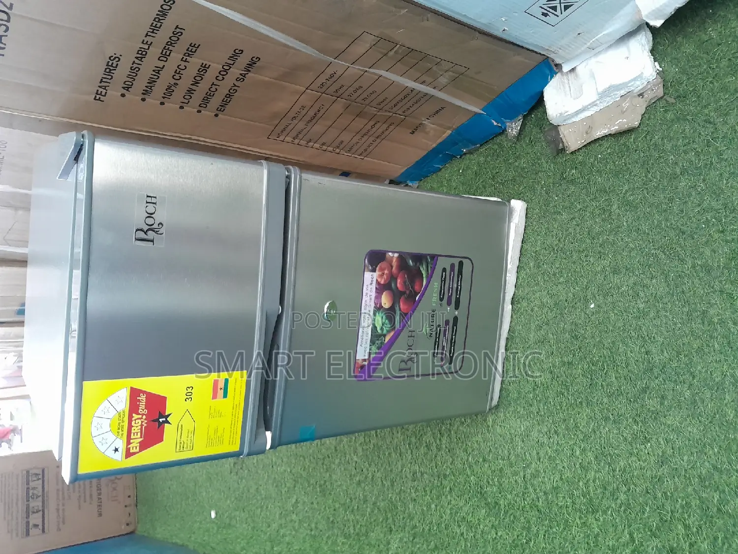 Roch Live Smarter Refrigerator Table Top Double Door Fridge