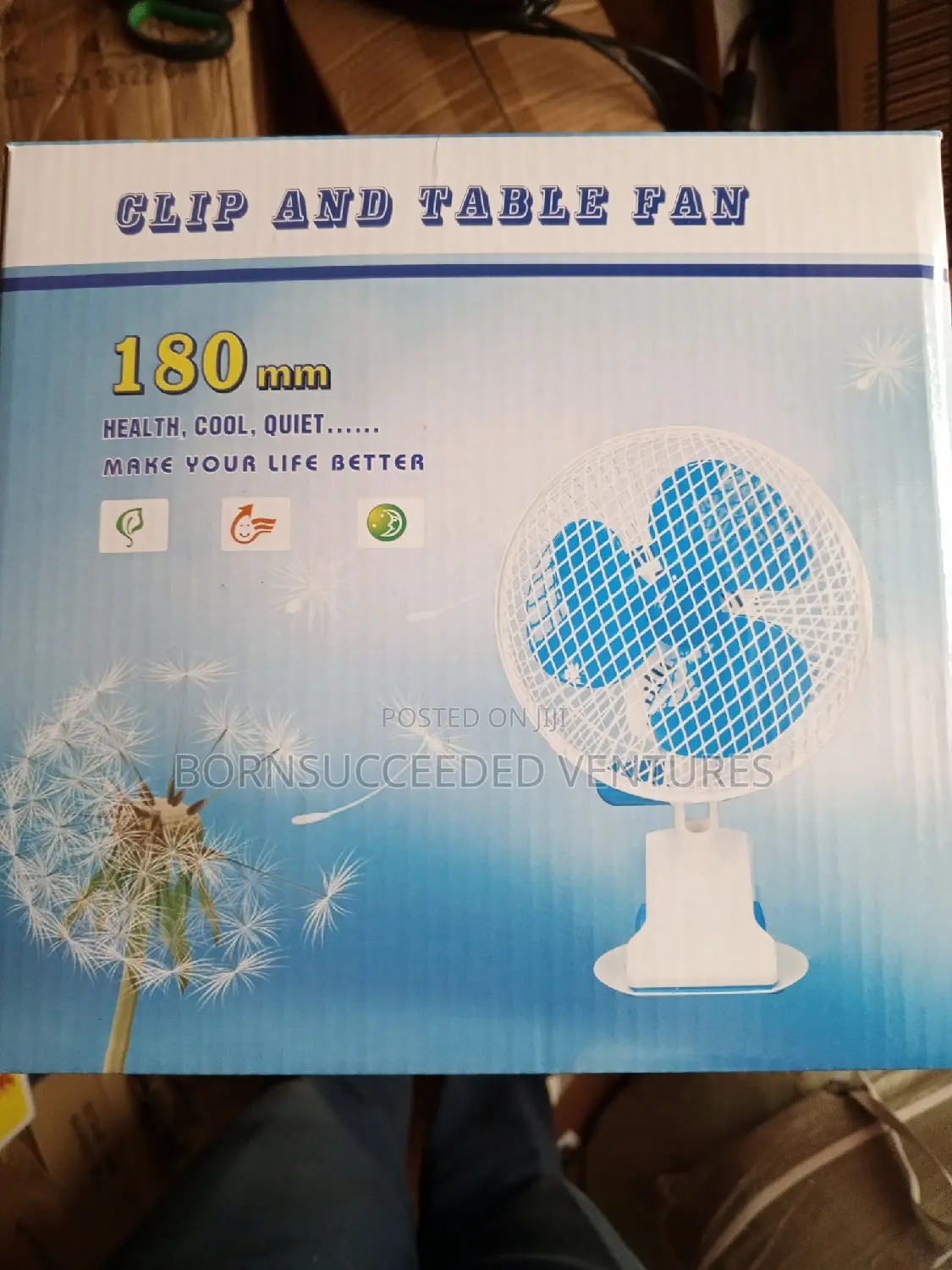 Best 7" Electric Table/ Clip Fan