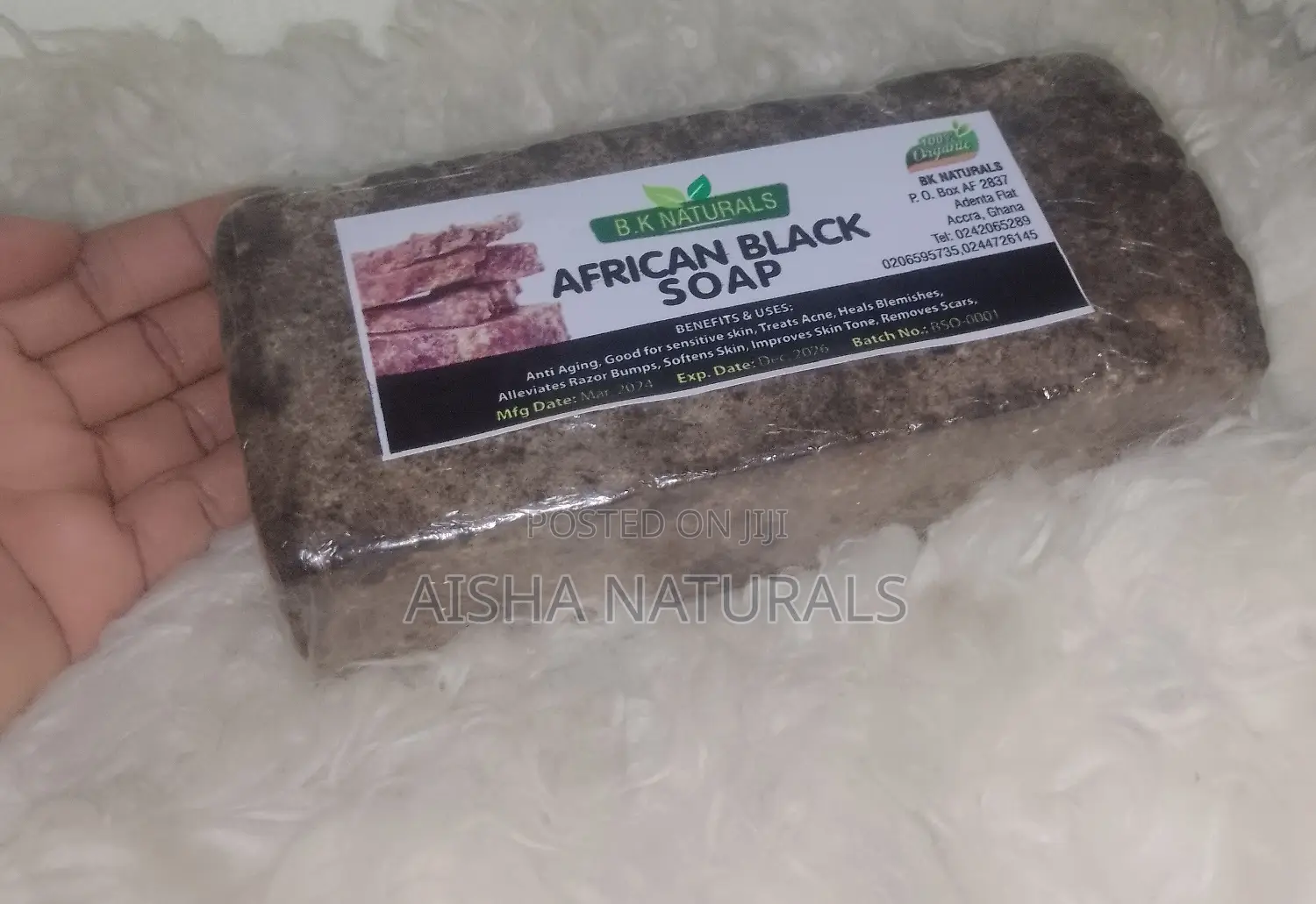 African Black Soap 500g