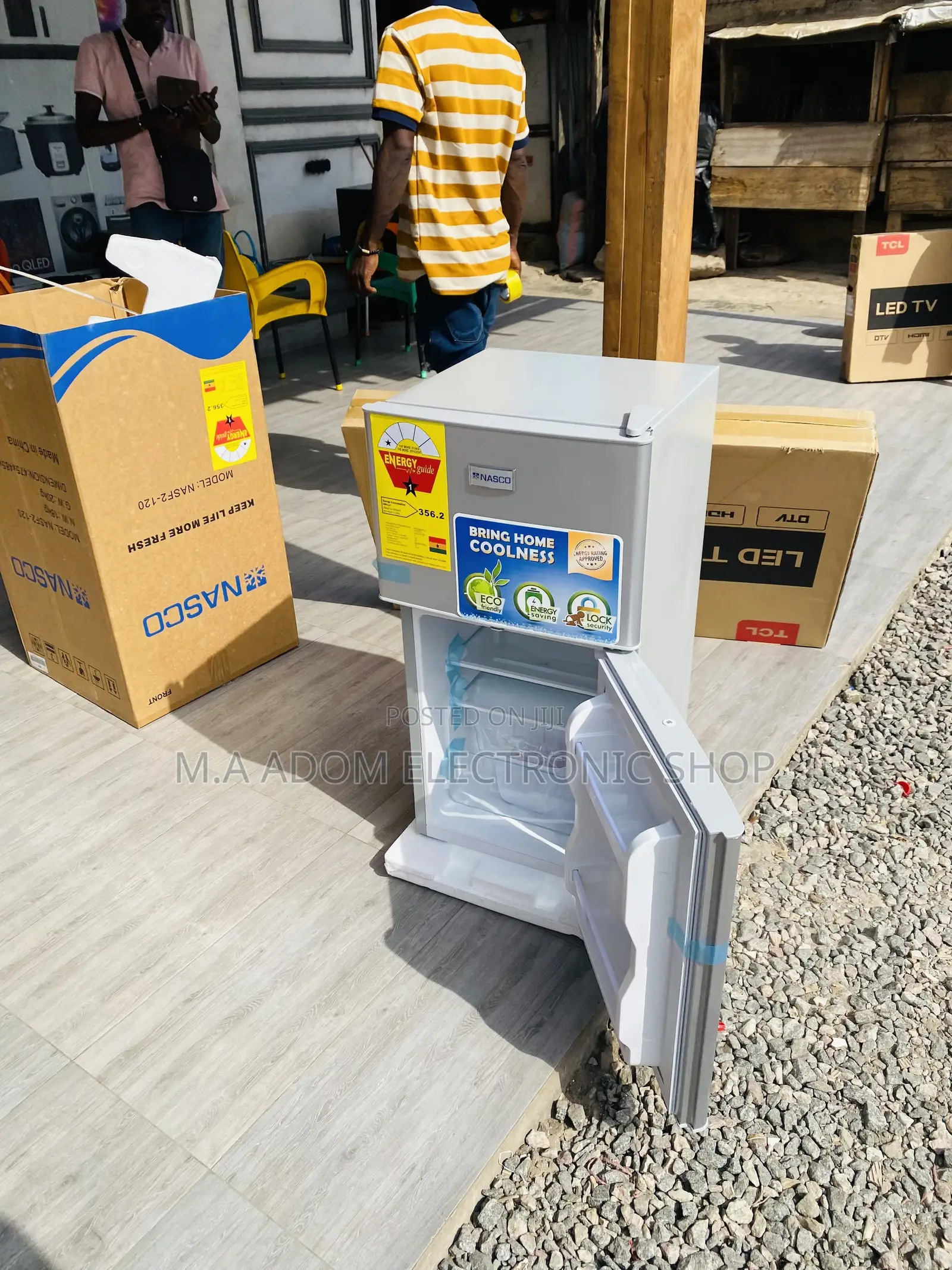 Well Design Nasco 2 Door Table Top Fridge(Nasf2-120)Silver.