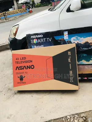 Glossy Led Black Electric Asano 43 Inches Smart Tv