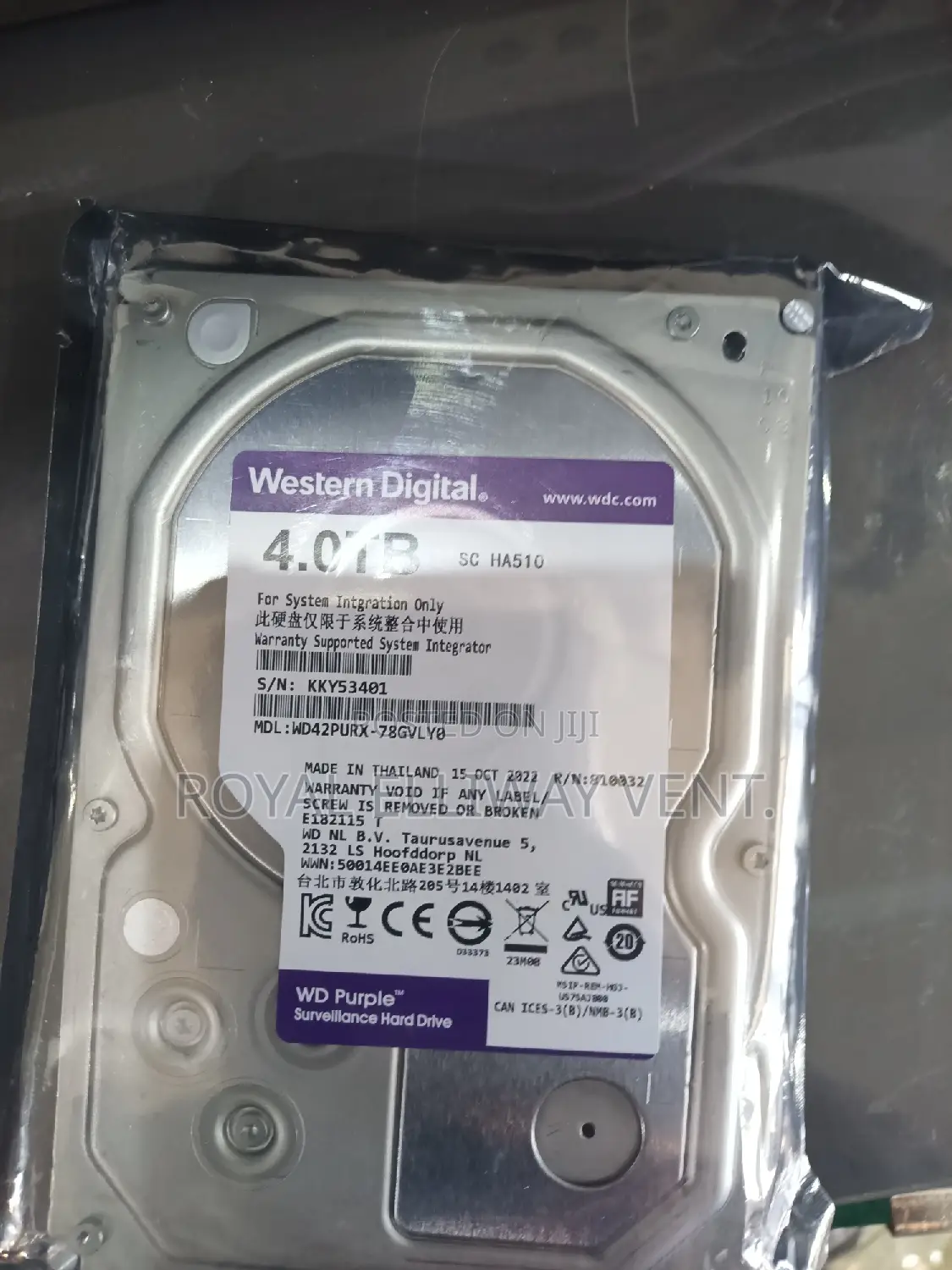 4.0tb Hard Disk Drive for CCTV Systems