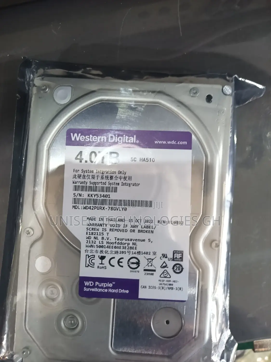 4.0tb Hard Disk Drive for CCTV Systems