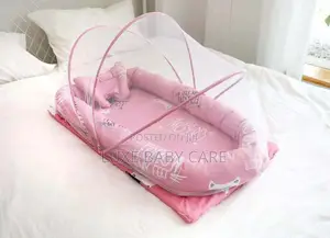 Baby Bed, Pillow, and Mosquito Net Set