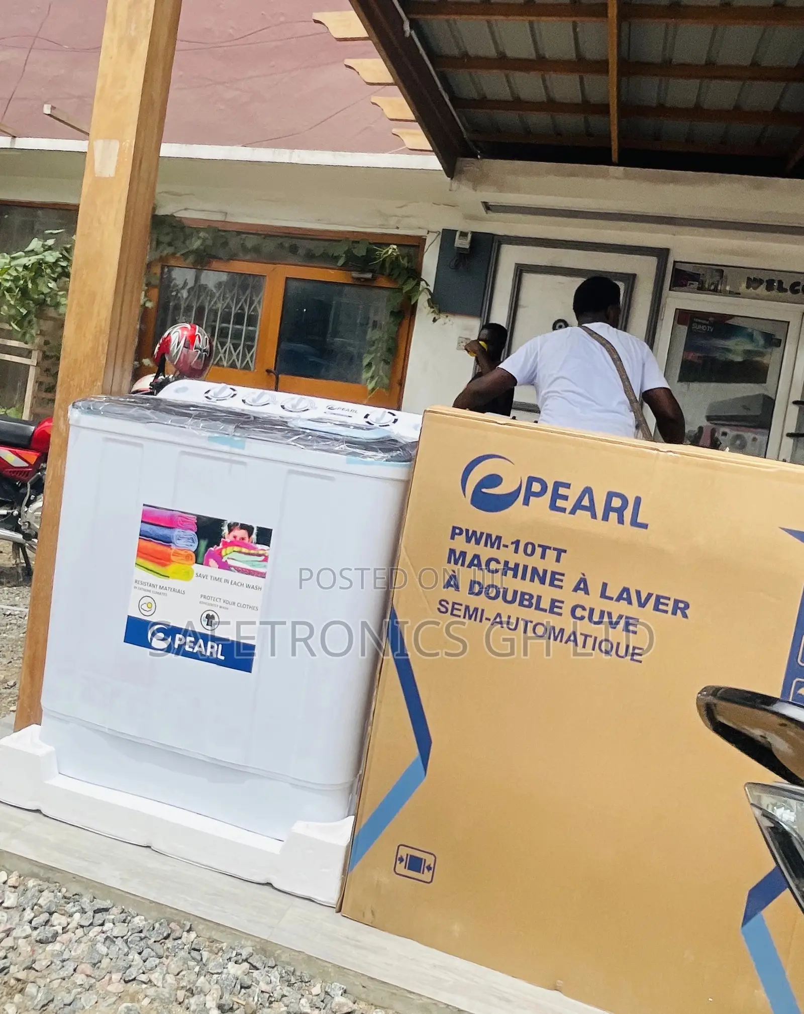 Semiautomatic Topload Pearl 10kg Electric Washingmachine