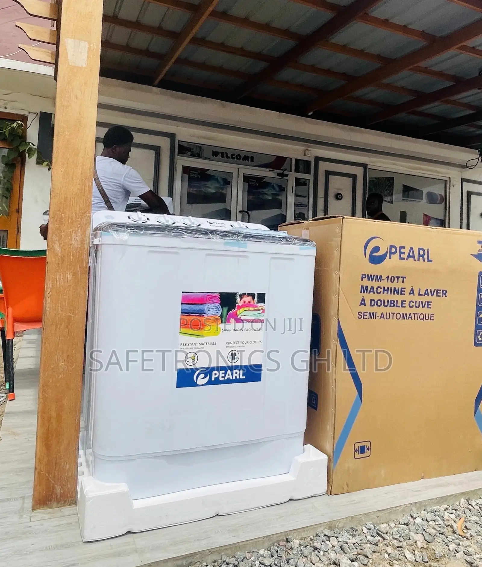 Semiautomatic Topload Pearl 10kg Washingmachine