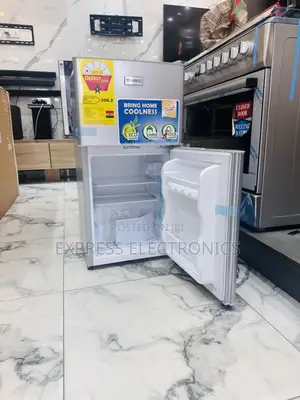 Mesmeric Sleek Grey Double Door Fridge Nasco 120