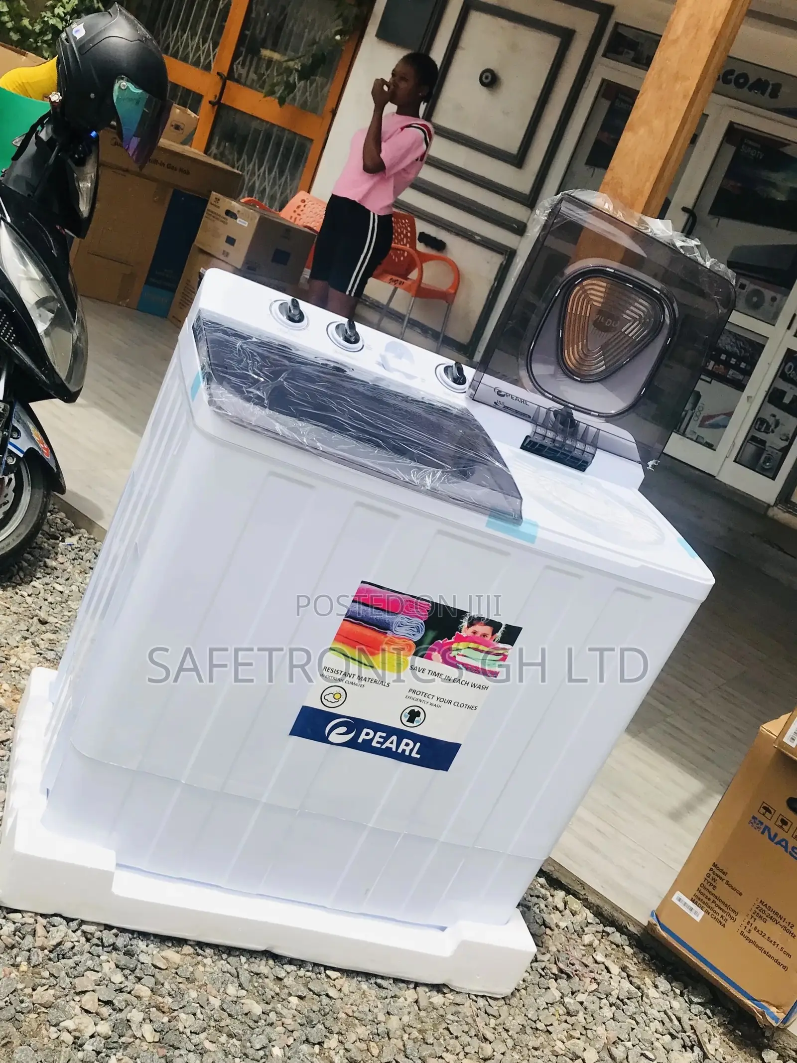 Electric Pearl Topload Semiautomatic Washingmachine 15kg