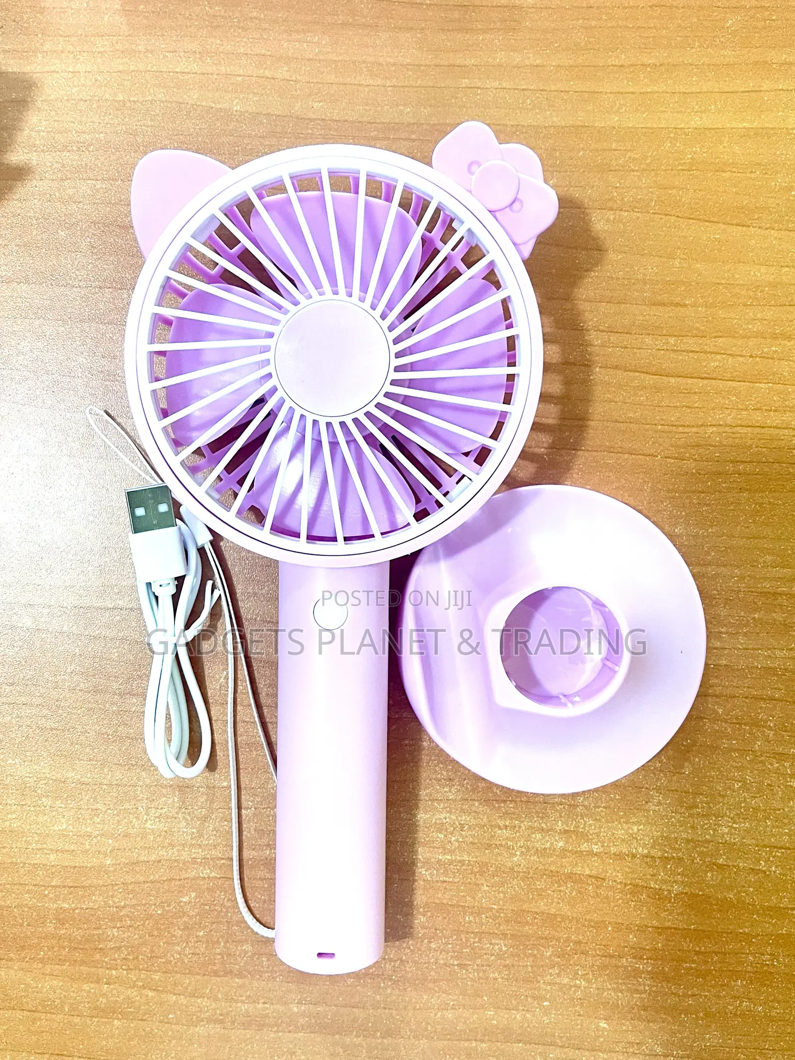Portable Handheld Desktop Rechargeable Bridal Fan