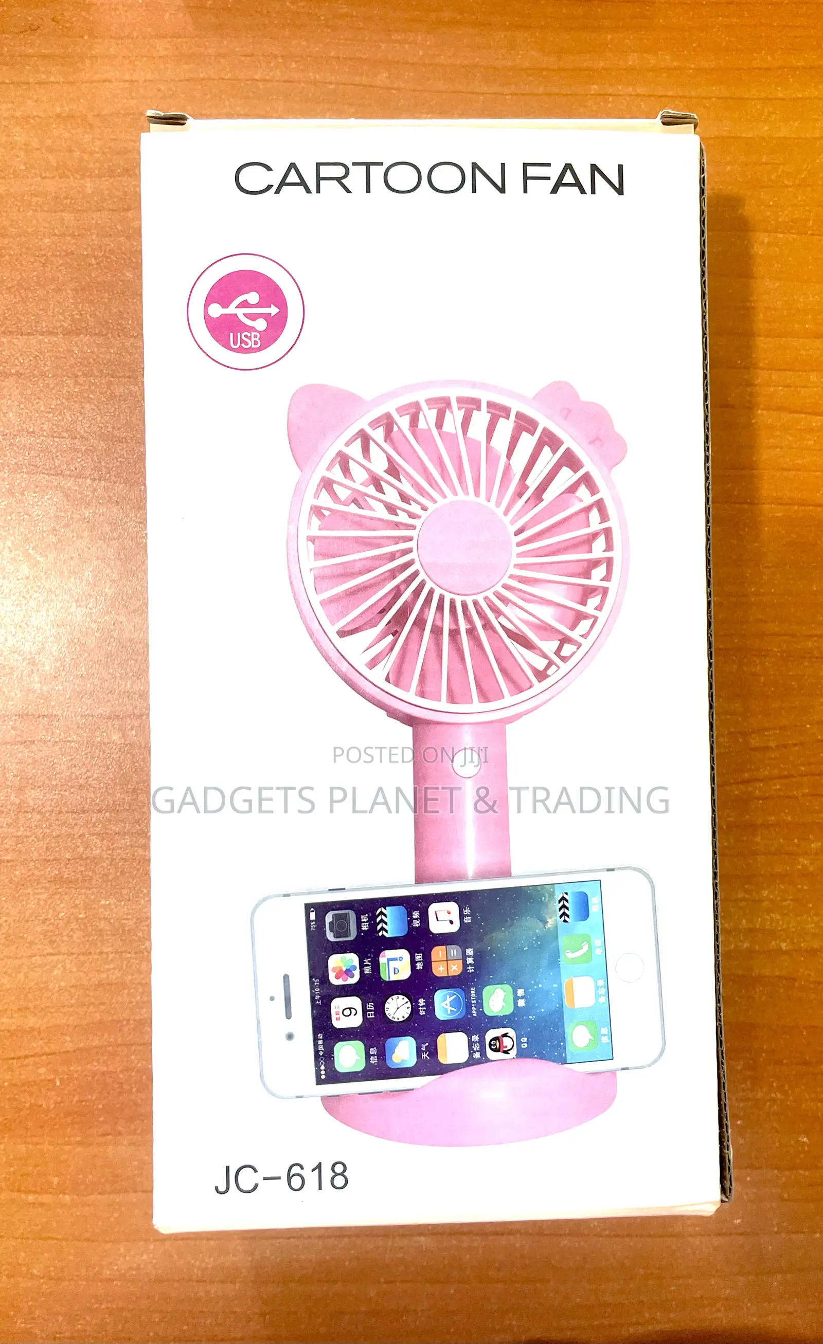 Portable Handheld Desktop Rechargeable Bridal Fan