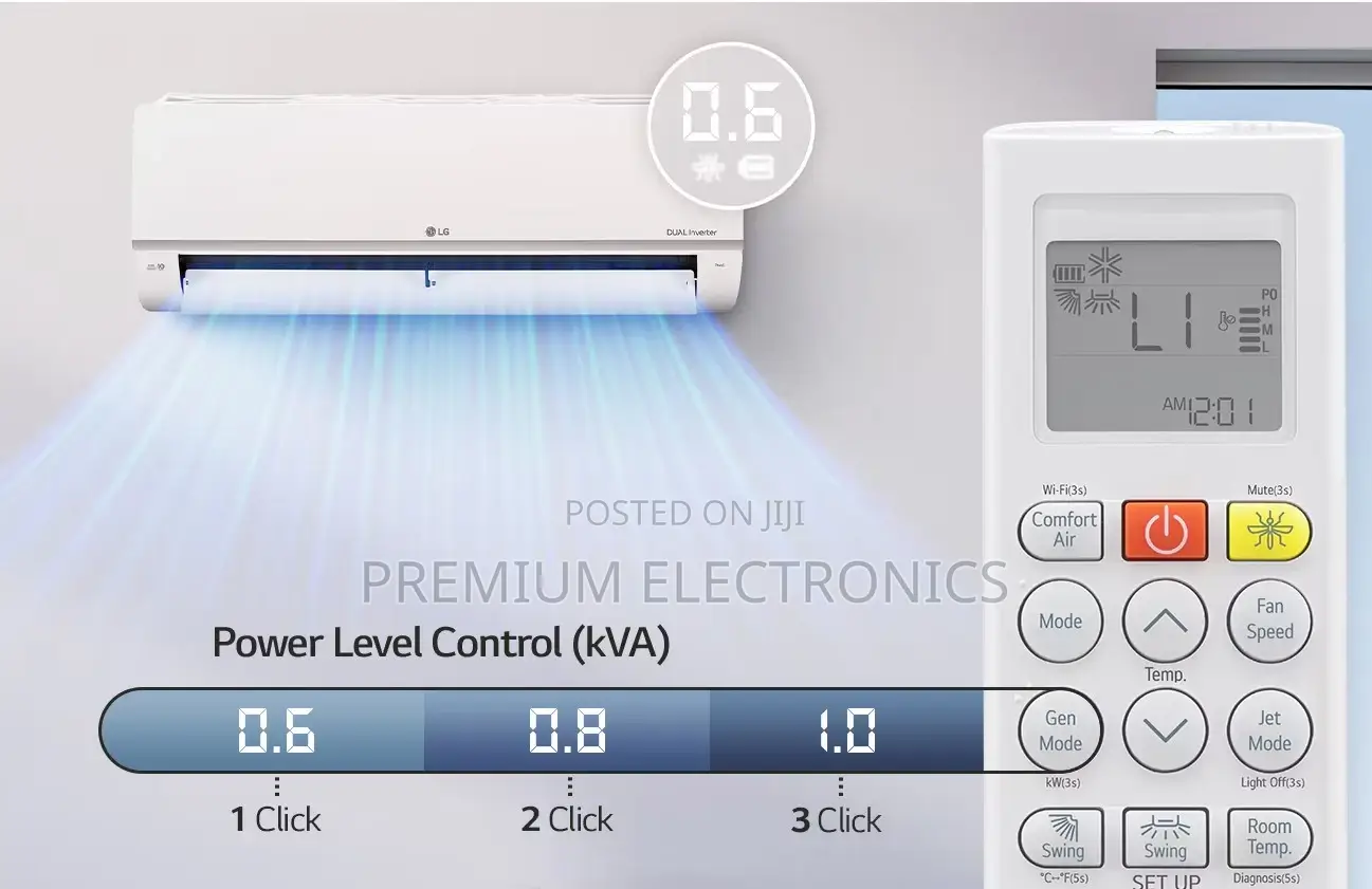Lg Dualcool Inverter 2.5hp Ac, Mosquito Away S4-Q24k228e