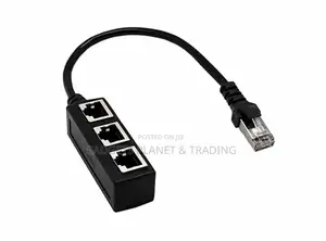 3 in 1 RJ45 Splitter LAN Ethernet Network RJ45 Connector