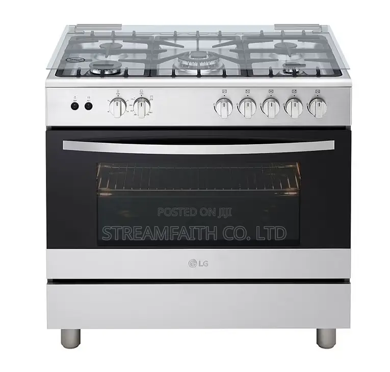LG 90cm Gas Cooker, 5 Burners,Flame Failure Device FA415RMA in Accra