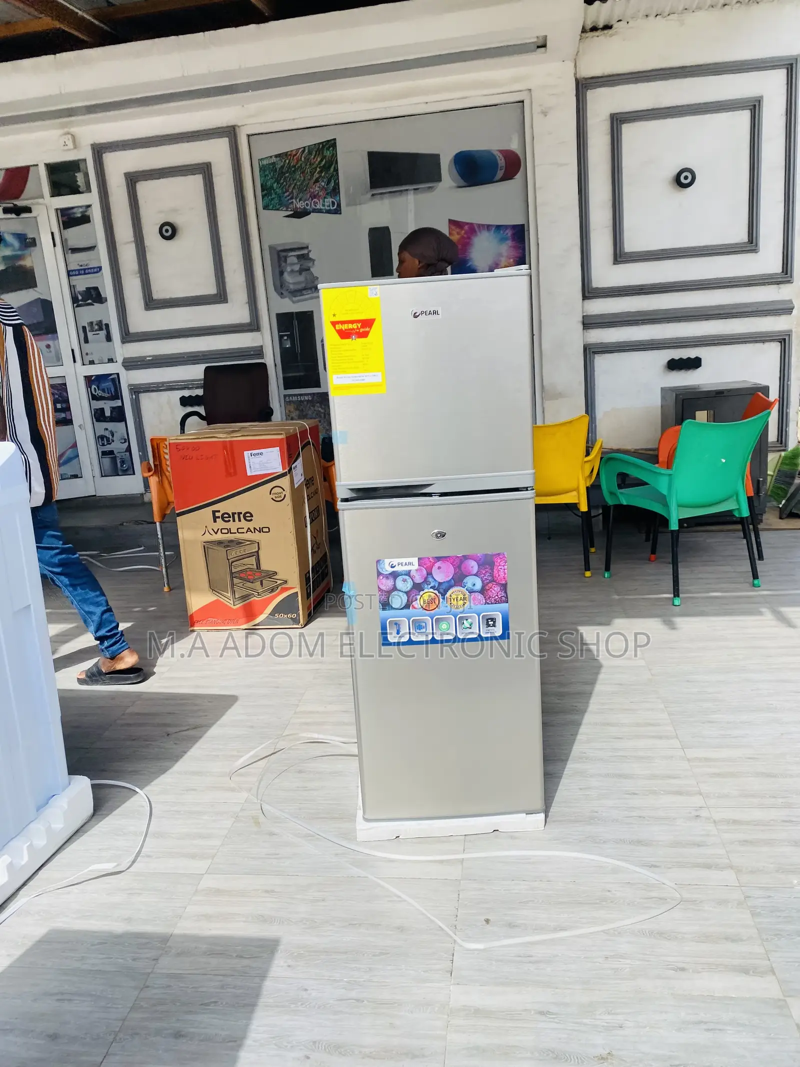 Budget-Friendly Pearl Pf-172-2b 2 Door Electric Fridge.