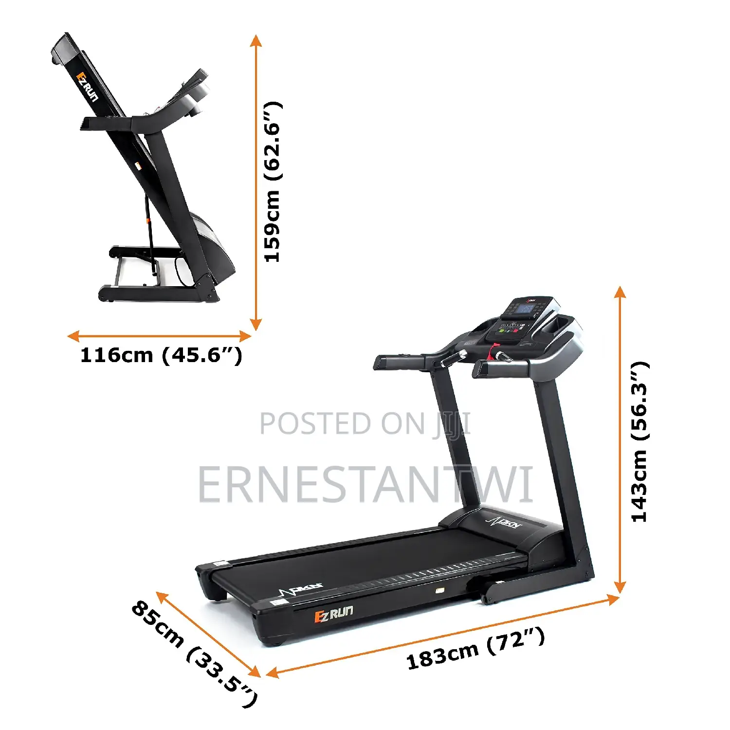 Heavily Loaded Motorized Treadmill From DKN, UK
