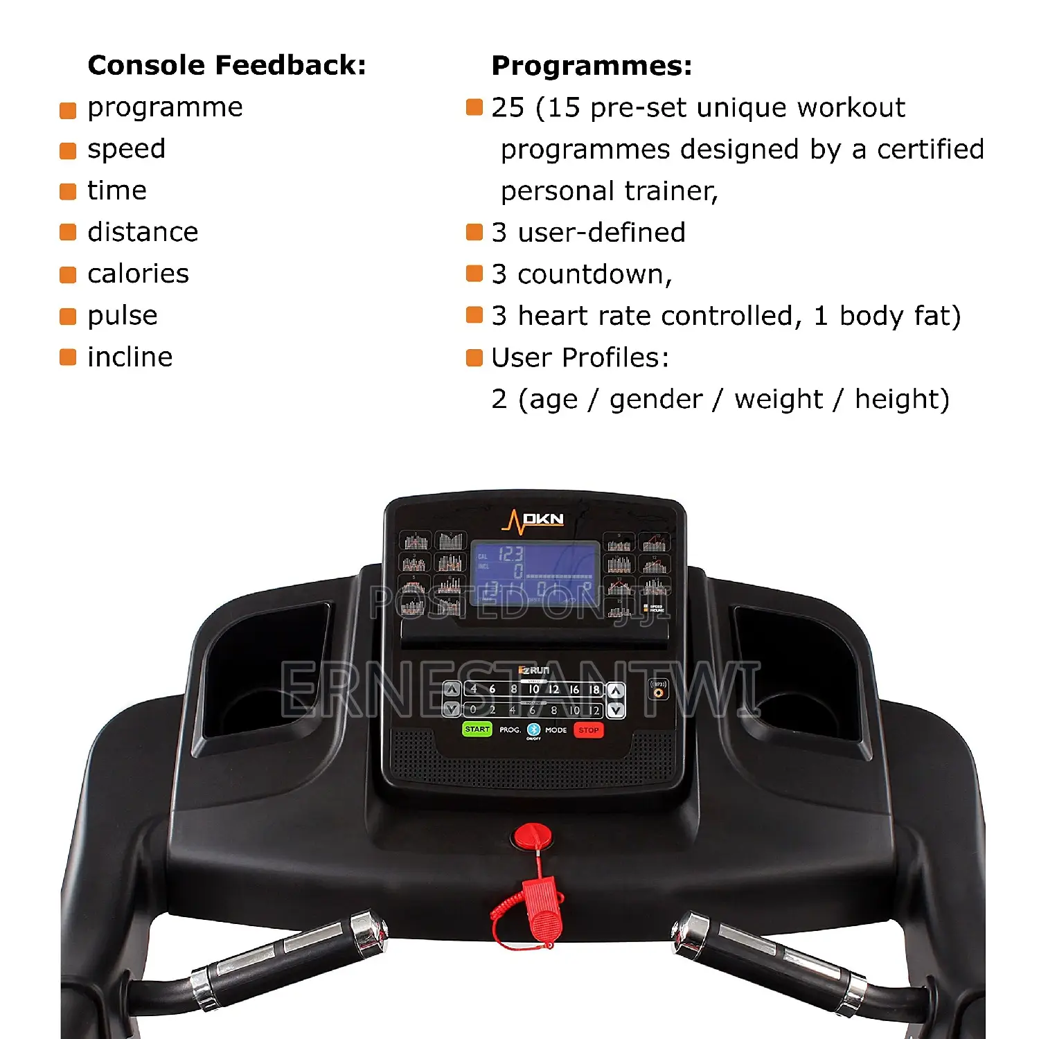 Heavily Loaded Motorized Treadmill From DKN, UK