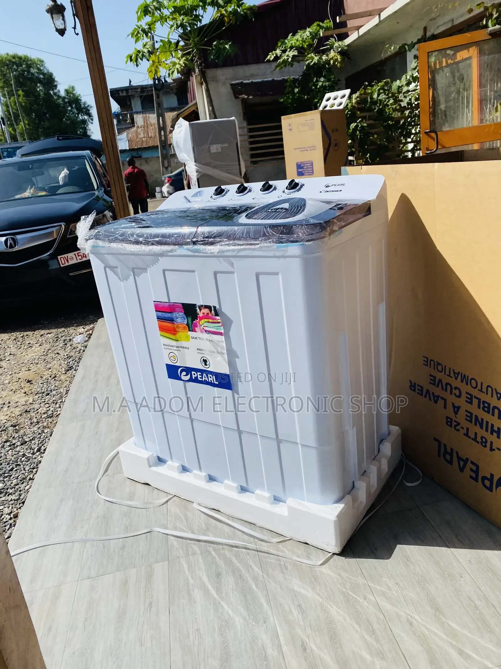Unique Design Pearl 18kg Top Load Washing Machine.