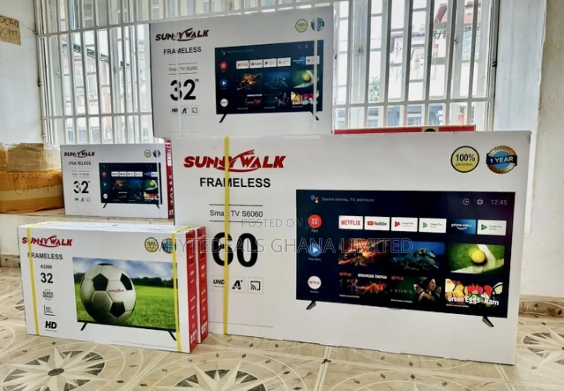 50” Sunnywalk Uhd Smart Android Voice-Control Led Tv 2025