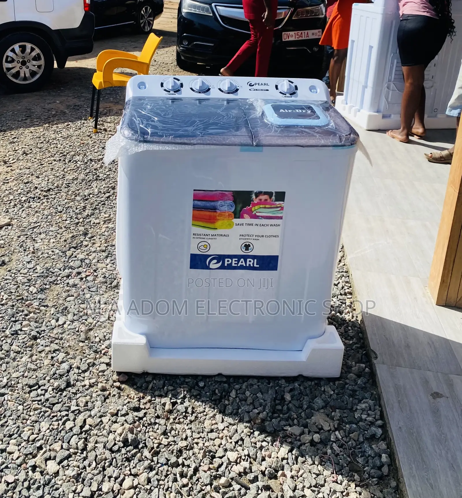 Authentic Pearl 10kg Top Load Washing Machine + Spin Dry.