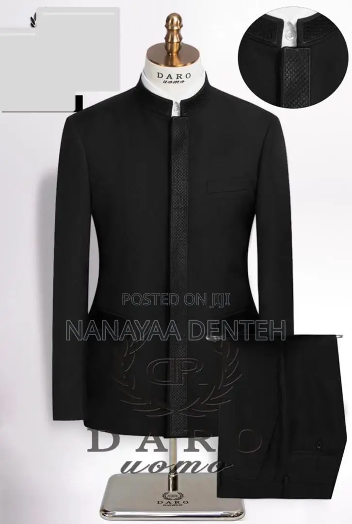 Men' S Chinese Neck Suit.