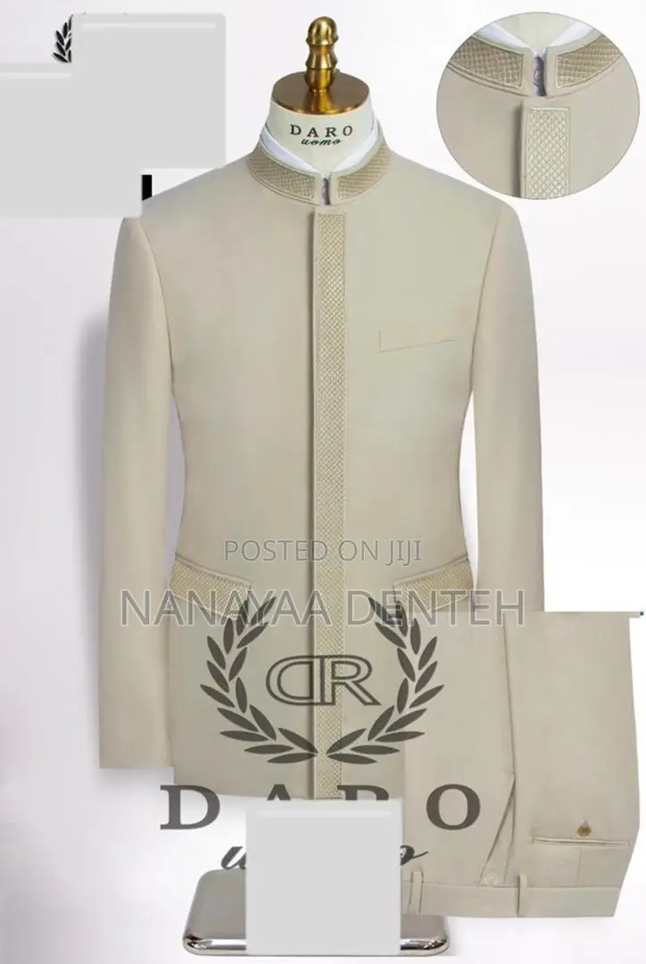 Men' S Chinese Neck Suit.