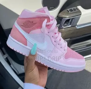 Jordan 1 High Dunk Pink for the Ladies and the Real Men