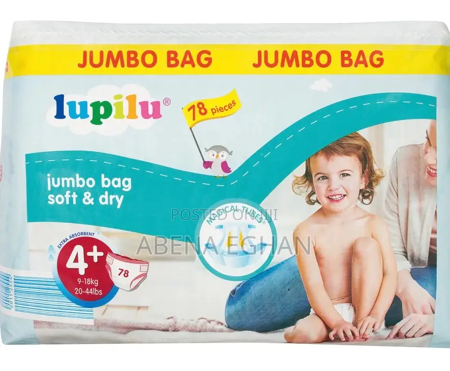 Lupilu Diaper Size 3,4,4+ 5, 5+ 6 Available