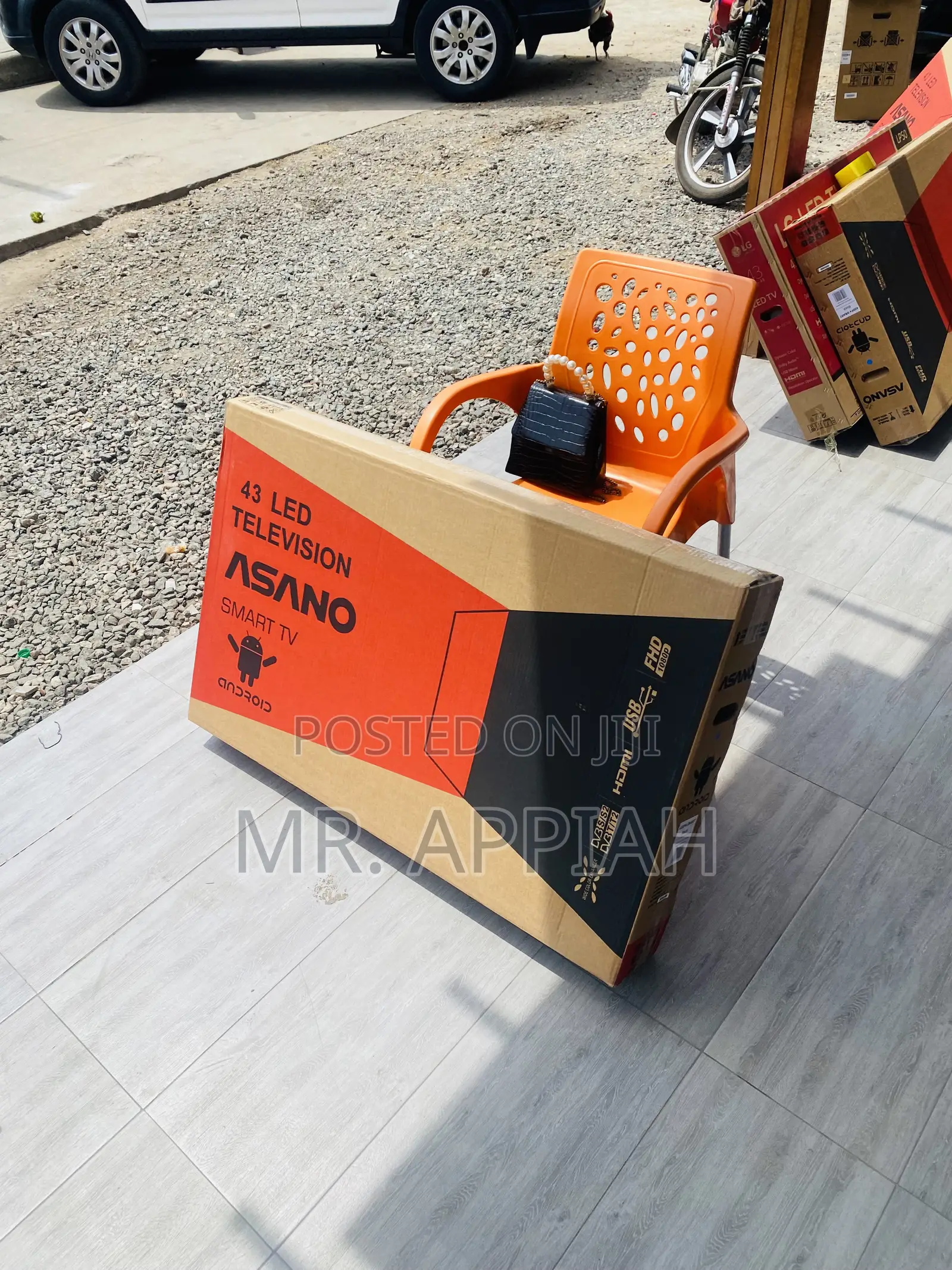 Nicely Design Asano 43” Digital Satellite Smart Electric Tv