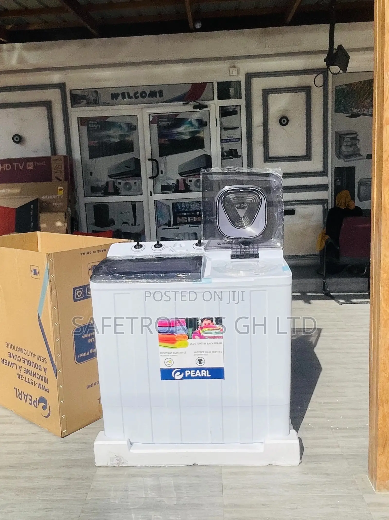 Semiautomatic Topload Pearl 15kg Electric Washingmachine