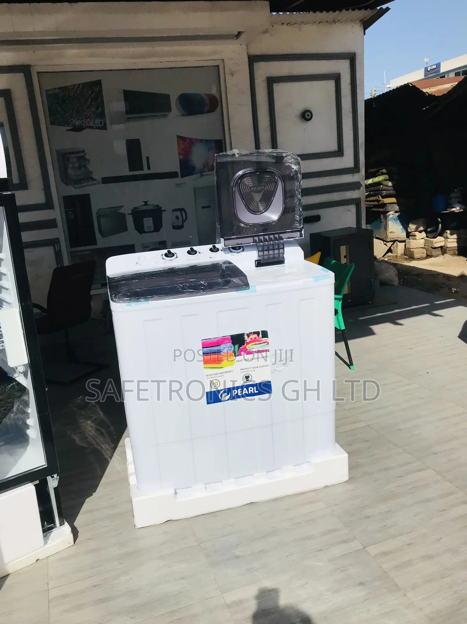 Twintub Topload 18kg Pearl Semiautomatic Washingmachine