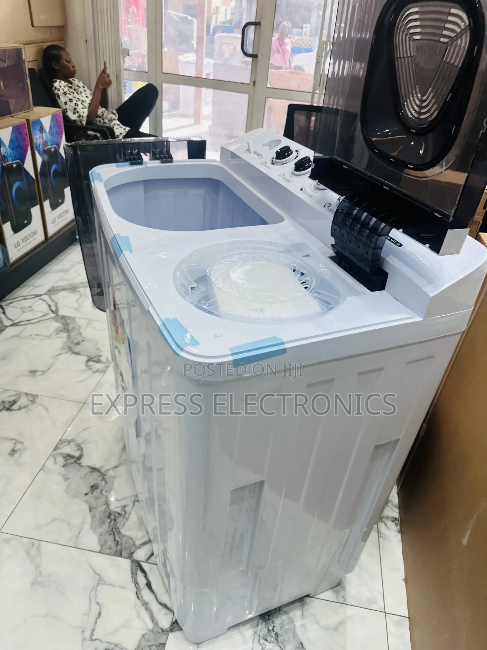 Quality Sleek Washing Machine 18kg Topload Pearl