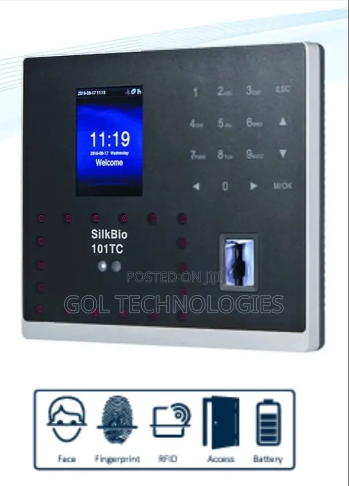 ZKT Silkbio101tc Time Attendance Access Control Wifi Support