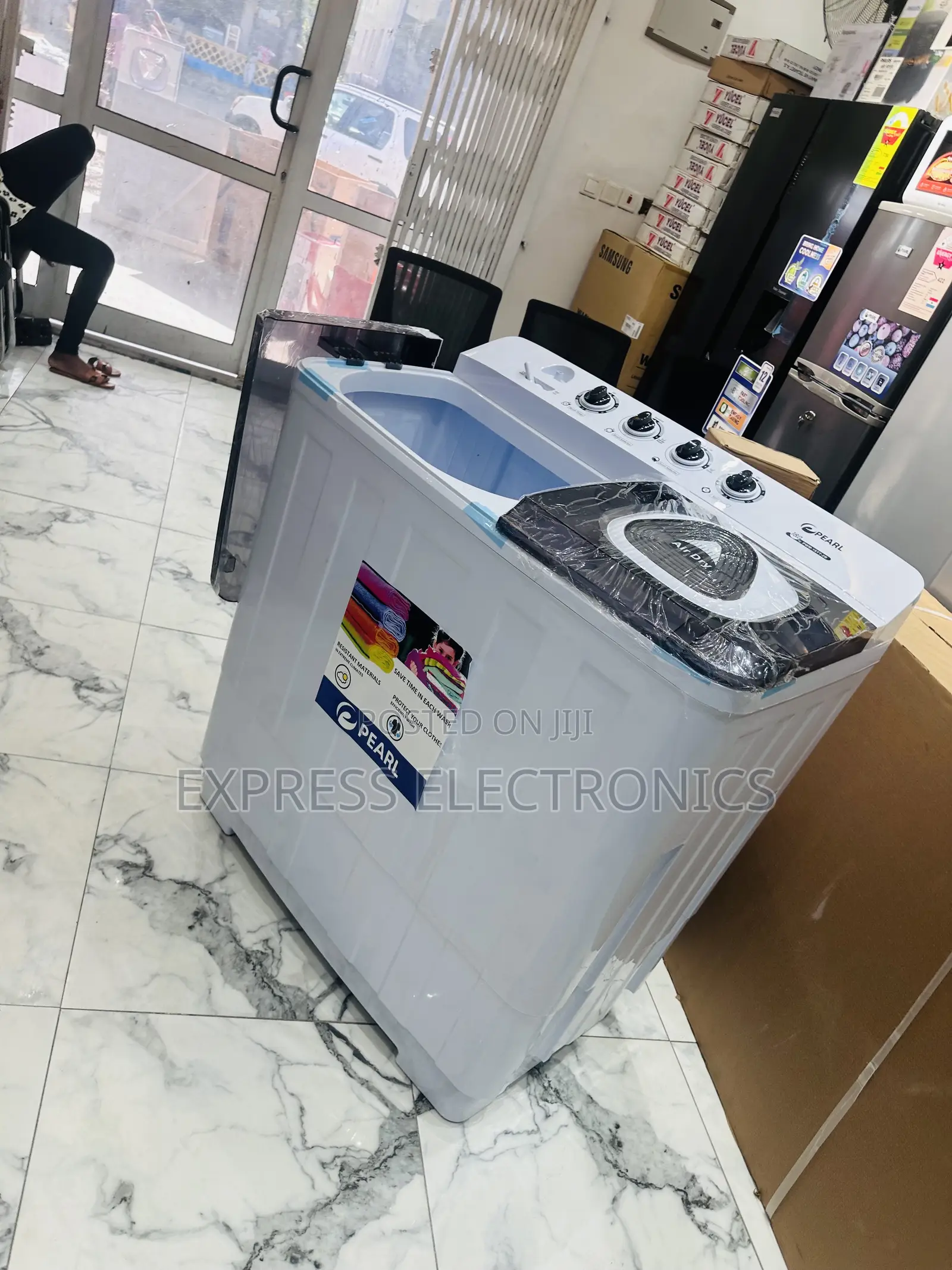 Pure Copper Motor Washing Machine 18kg Topload Pearl