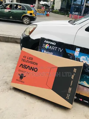Black Electric Asano Glossy 43 Inches Smart Led Tv